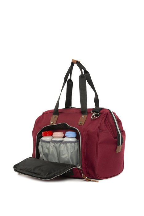Zoozie Bags Bolsa de Pañales Maxi Rojo Claret Red Zoozie Bags Bolsa de Pañales Maxi Rojo Claret Red